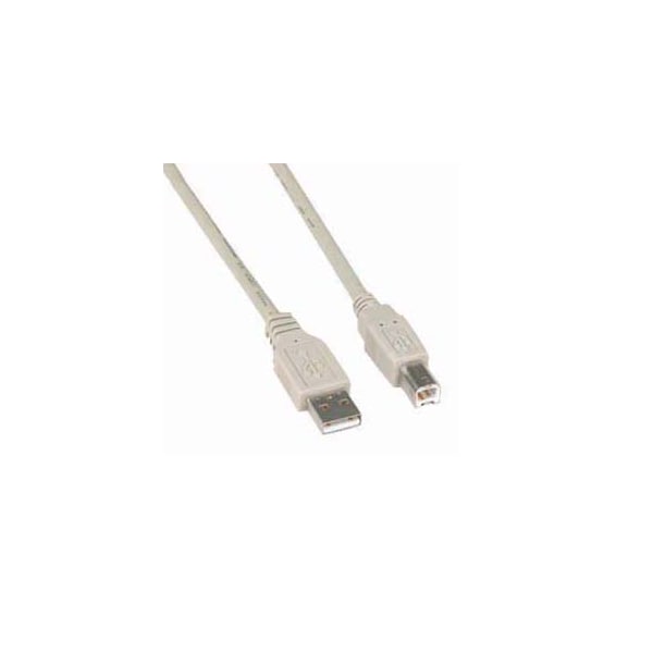 Bestlink Netware A-Male to B-Male USB2.0 Cable- 15ft- Ivory 150134IV - main